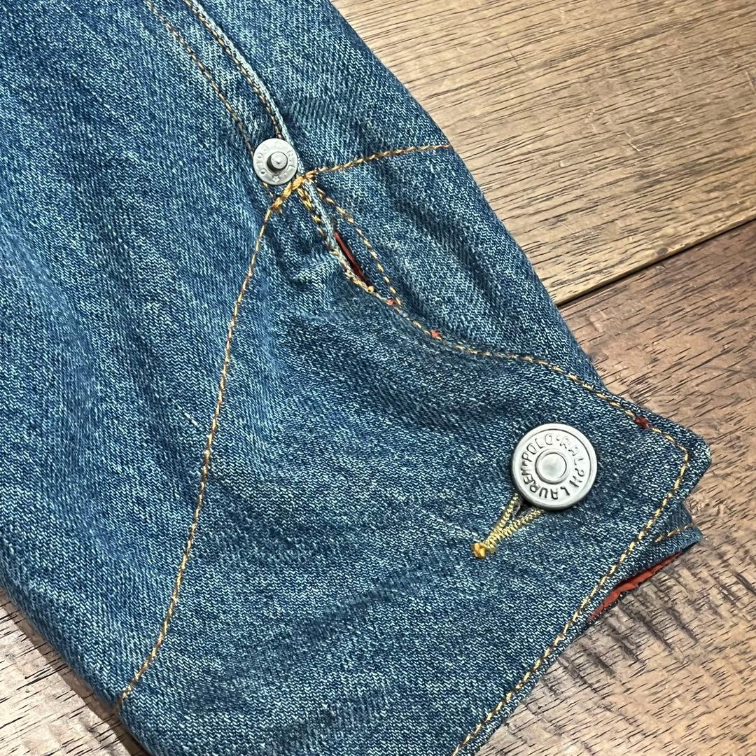 ポロカントリー　レア！リバーシブルデニムジャケット　レディース　ラルフローレン