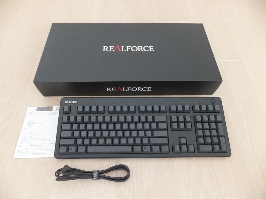 【ほぼ未使用】REALFORCE R3HB13 30g 英語配列 ハイブリッド