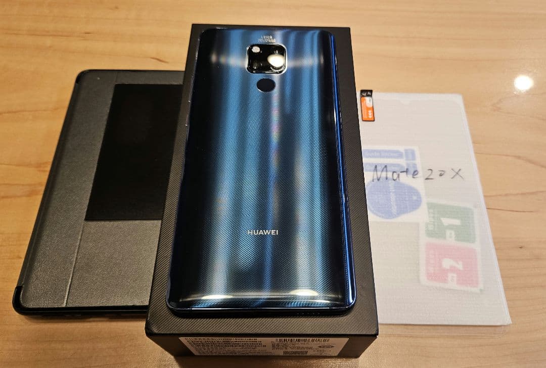 Huawei Mate 20X 128GB SIMフリーミッドナイトブルー海外版