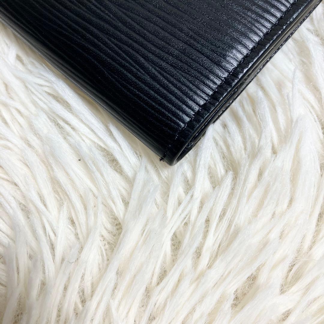 【外観美品】ルイヴィトンエピ 名刺入れ カードケース ブラック