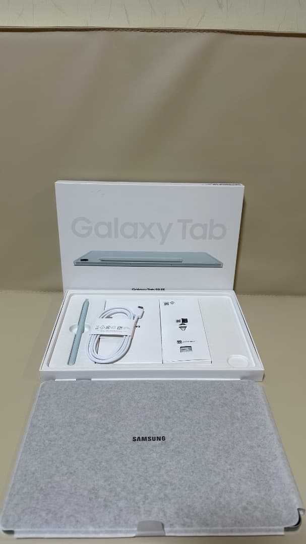【短期使用・極上美品】Galaxy Tab S9 FE ミント 付属品完備