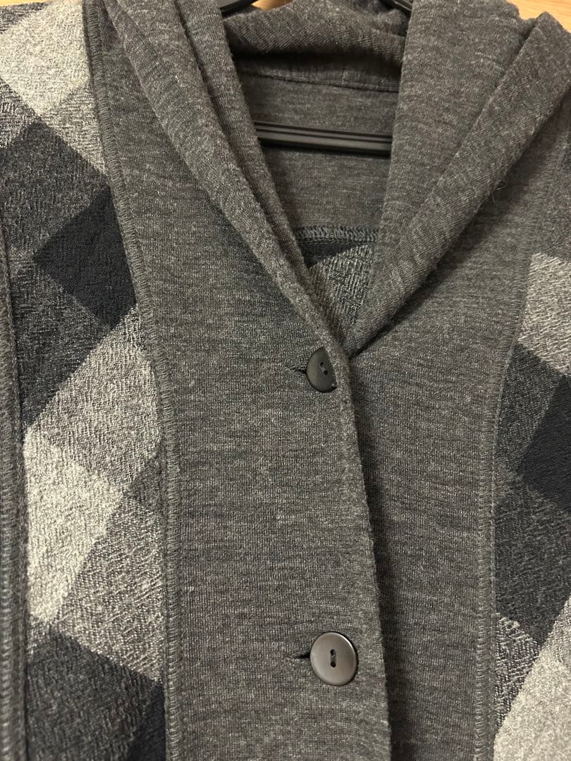 センソユニコTB ロングカーディガン アーガイル柄