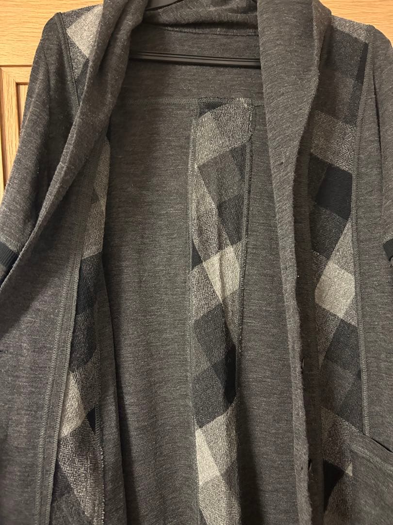 センソユニコTB ロングカーディガン アーガイル柄