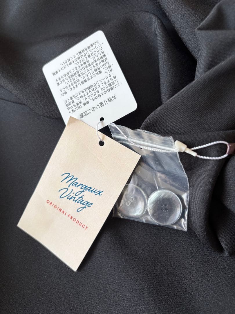38　マルゴーヴィンテージ　バルーン袖ジャケット　未使用タグ付