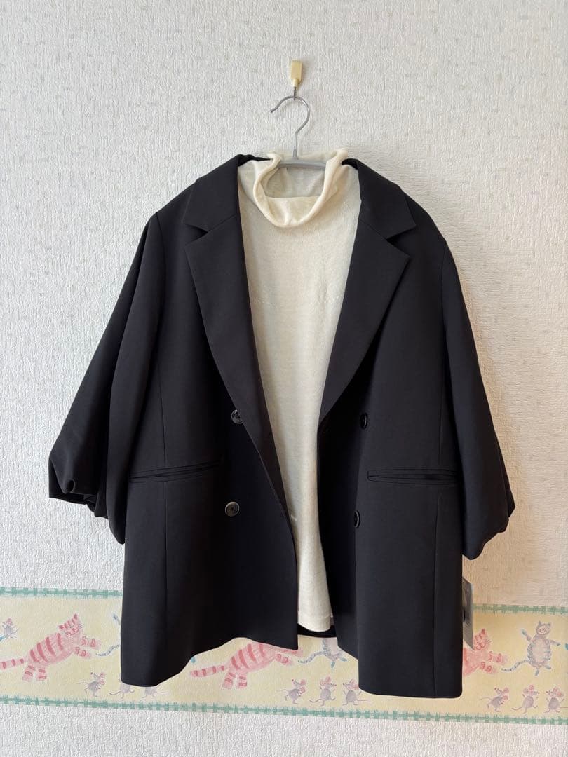 38　マルゴーヴィンテージ　バルーン袖ジャケット　未使用タグ付