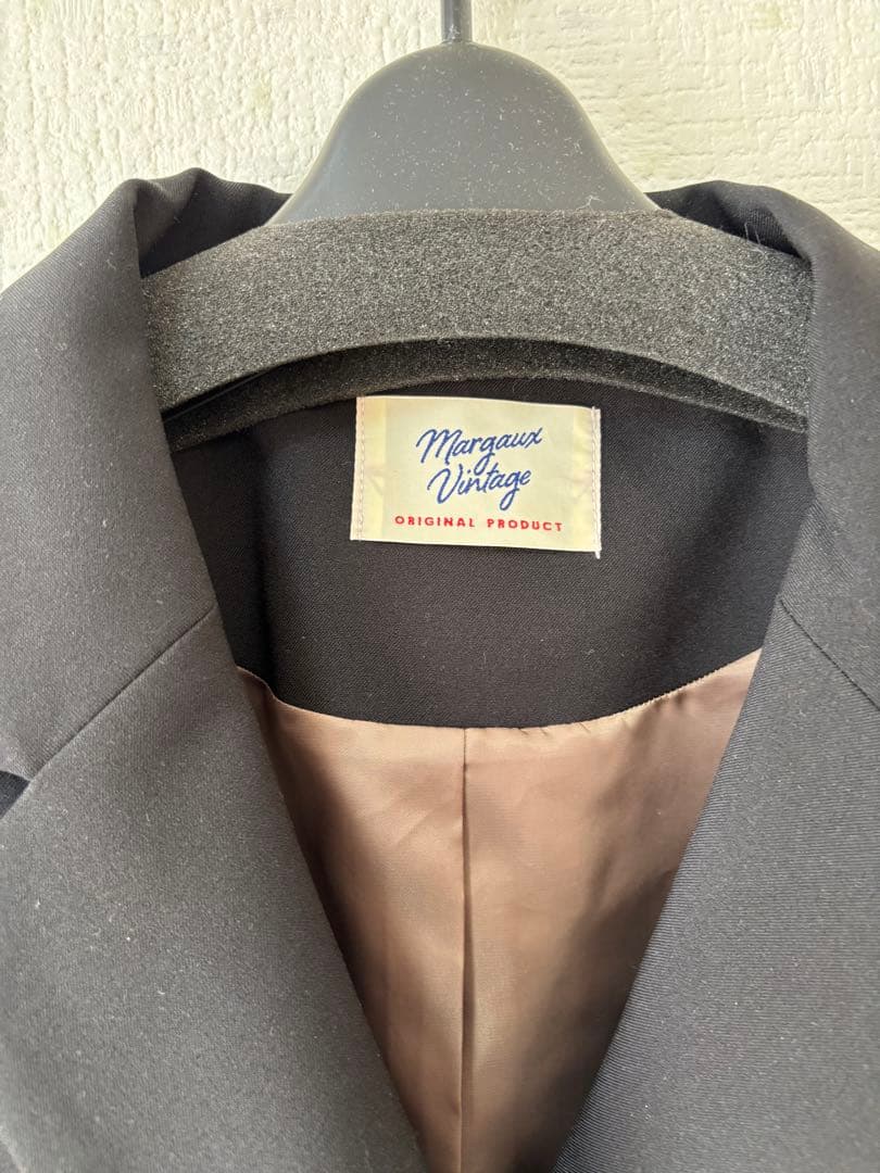 38　マルゴーヴィンテージ　バルーン袖ジャケット　未使用タグ付