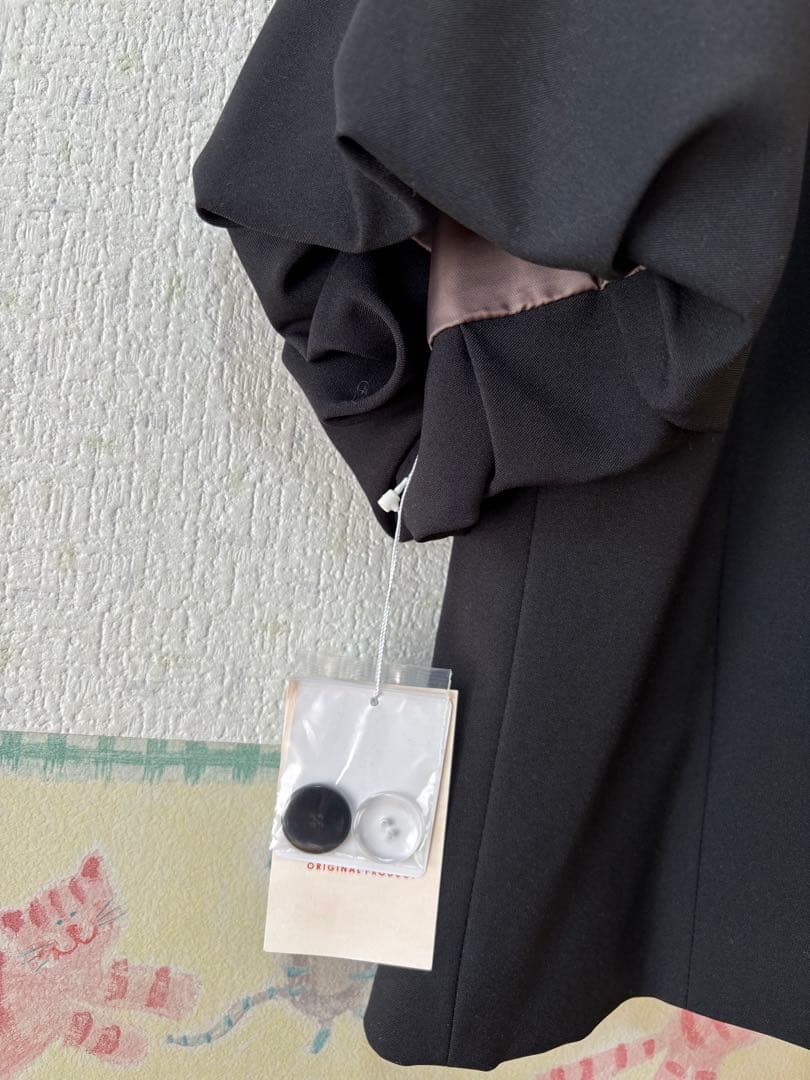 38　マルゴーヴィンテージ　バルーン袖ジャケット　未使用タグ付