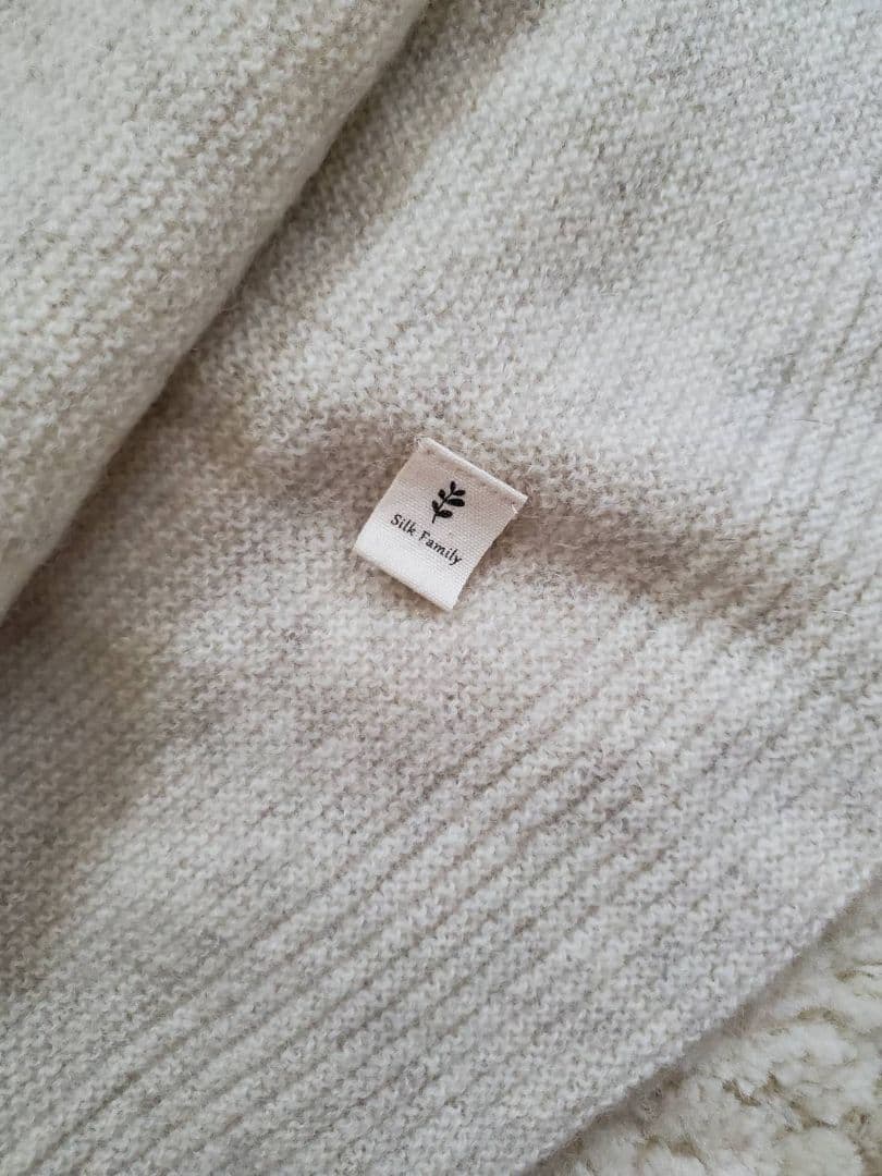 シルクふぁみりぃ ヤク100% ラウンドストール