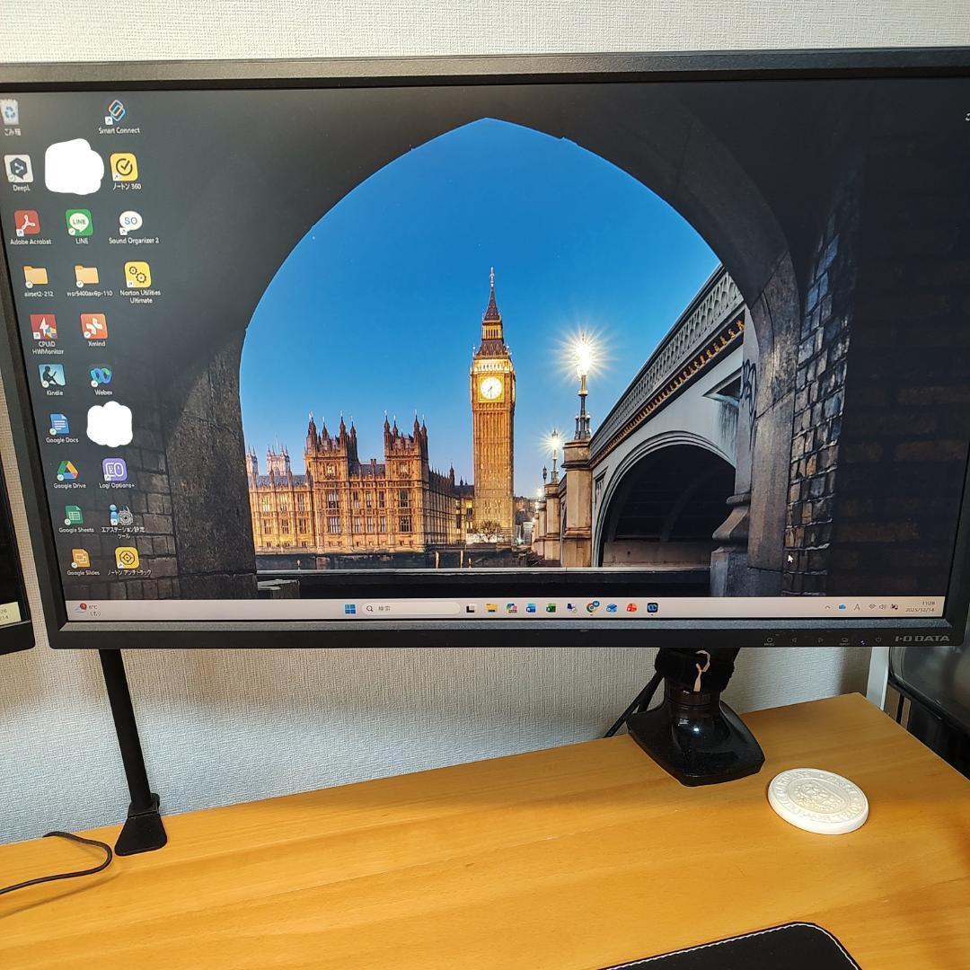 【ショベル】I-O DATA＆HP 23.8インチ 2枚 ※スタンドなし