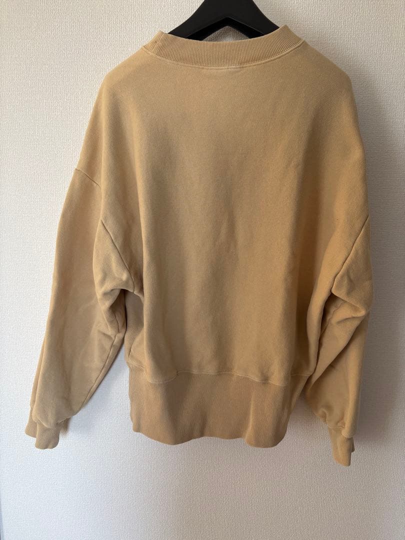 Champion ベージュ 裏起毛スウェット M