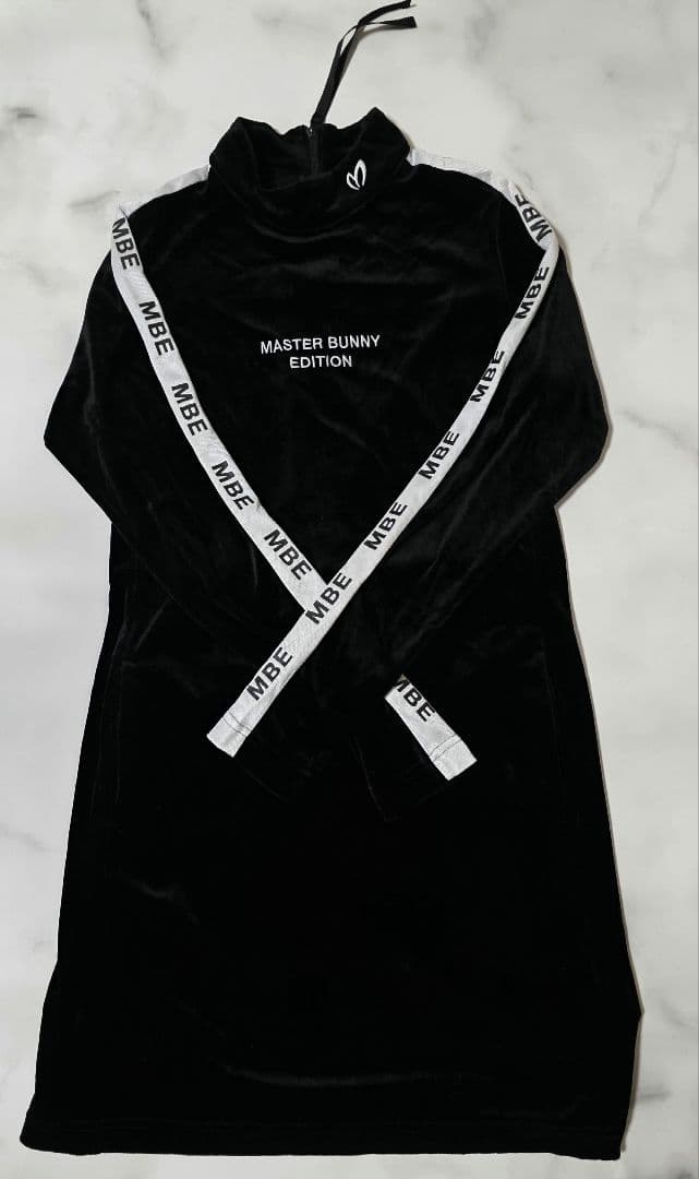 【マスターバニーエディション】ベロアストレッチワンピース