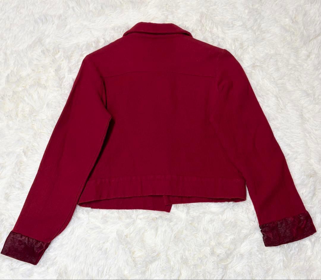 【値下げ可能】トリココムデギャルソン ヴィンテージ ジャケット レッド ウール