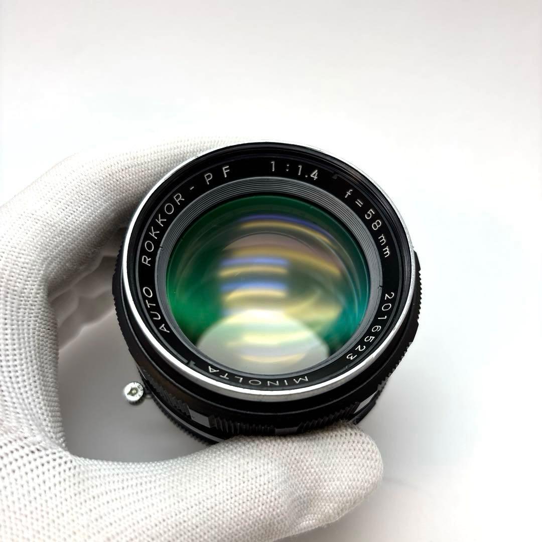 【美品】MINOLTA AUTO ROKKOR-PF 58mm f1.4前期型