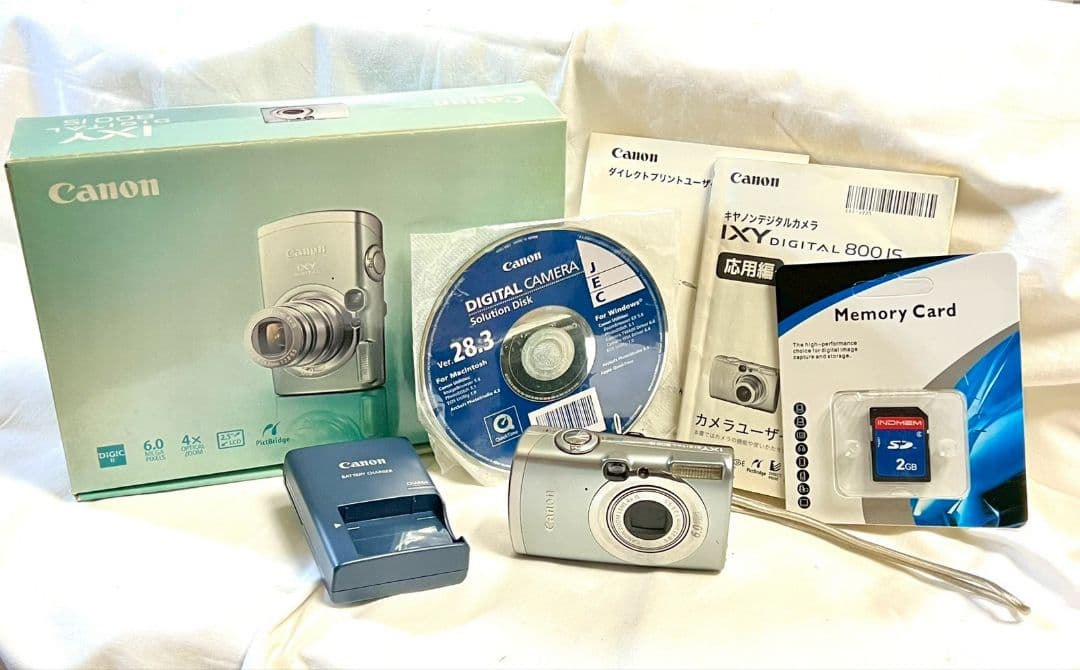 Canon IXY DIGITAL 800 IS CCD 動作確認済 箱付
