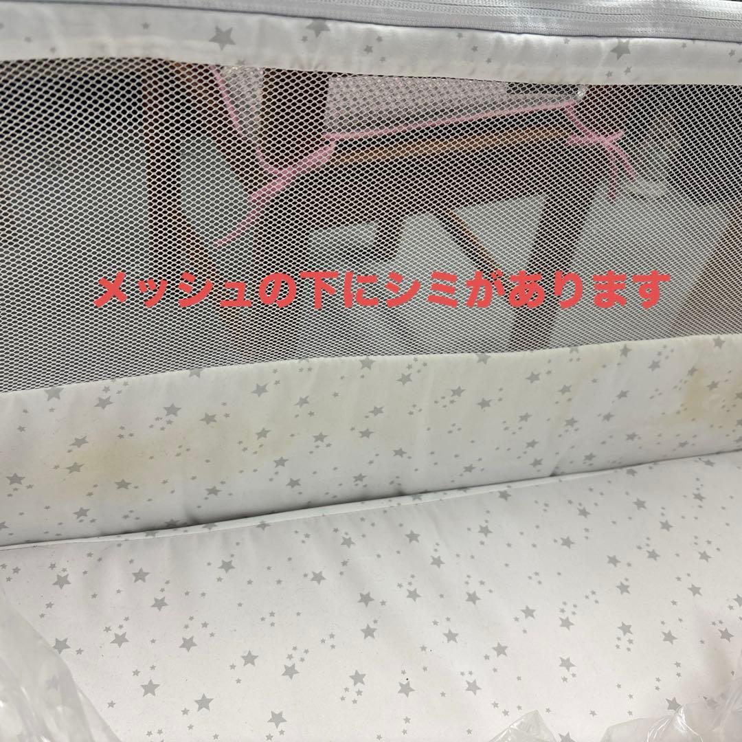 HZDMJ折りたたみ式ベビーベッド グレー