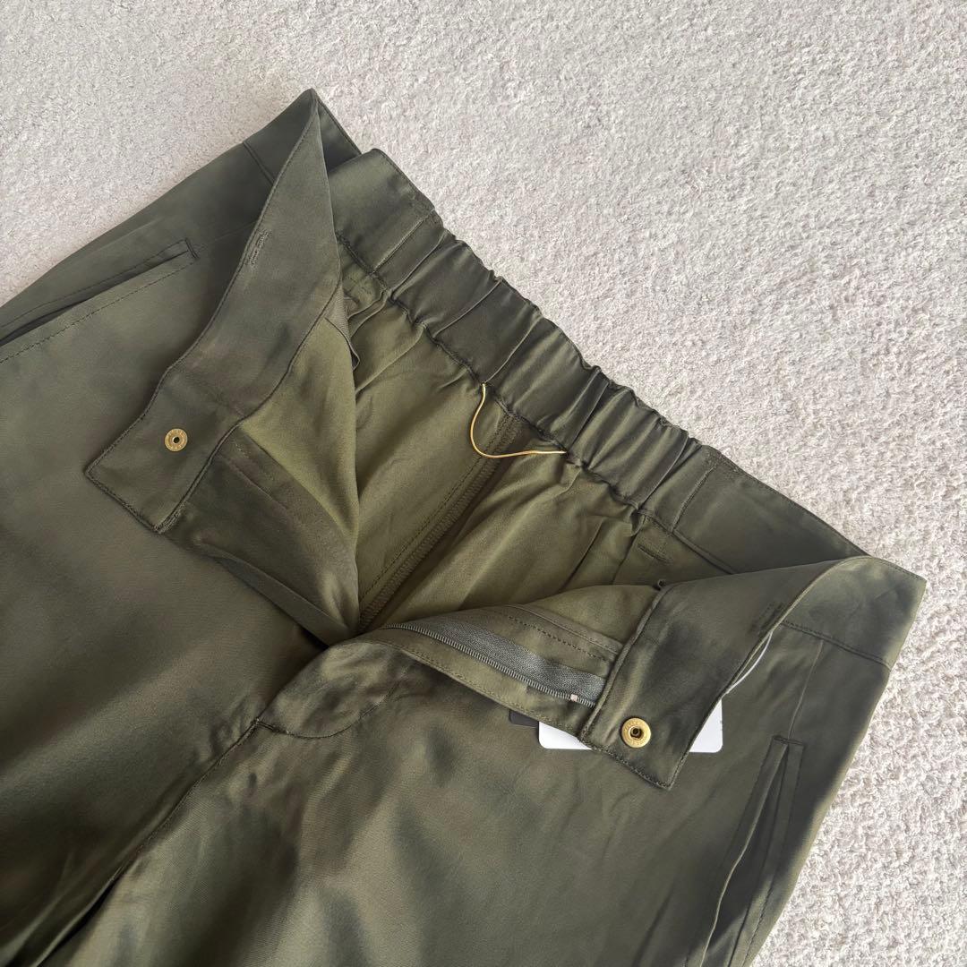 【新品】L'Appartement◆アパルトモンフィブリルサテンカーゴパンツ40