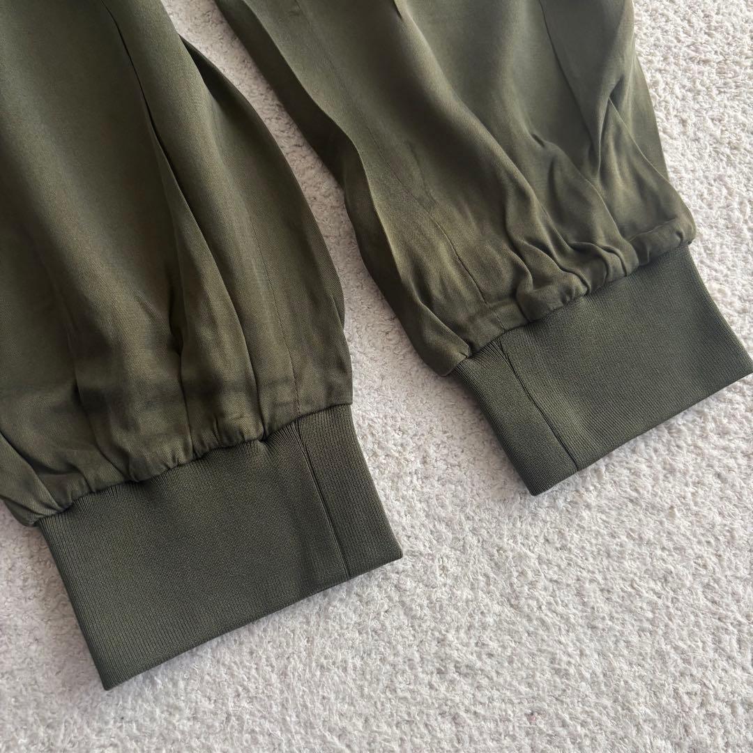 【新品】L'Appartement◆アパルトモンフィブリルサテンカーゴパンツ40