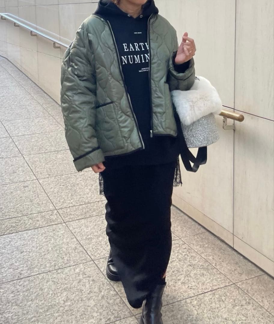 ジャケット・アウター meong blue NYLON MILITARY JACKET