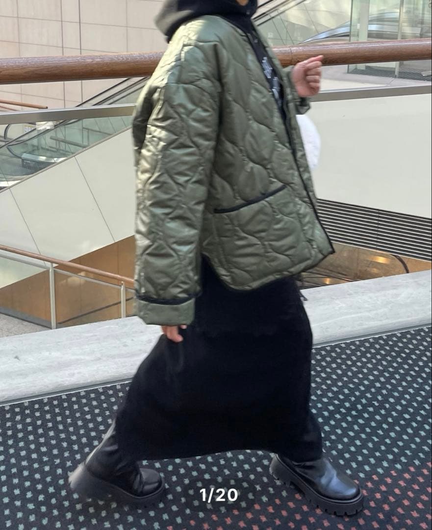 ジャケット・アウター meong blue NYLON MILITARY JACKET