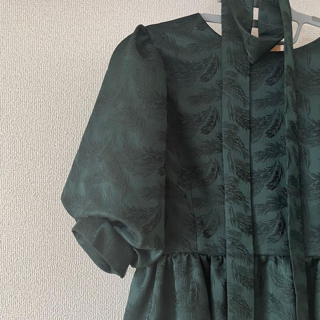 【週末SALE♡】etoll. パフスリーブドレス