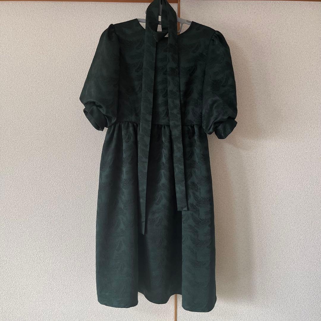 【週末SALE♡】etoll. パフスリーブドレス