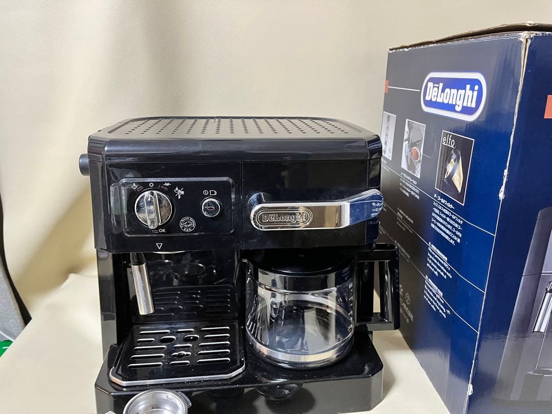 美品 デロンギ コンビコーヒーメーカー BCO410J-B 一台三役エスプレッソ