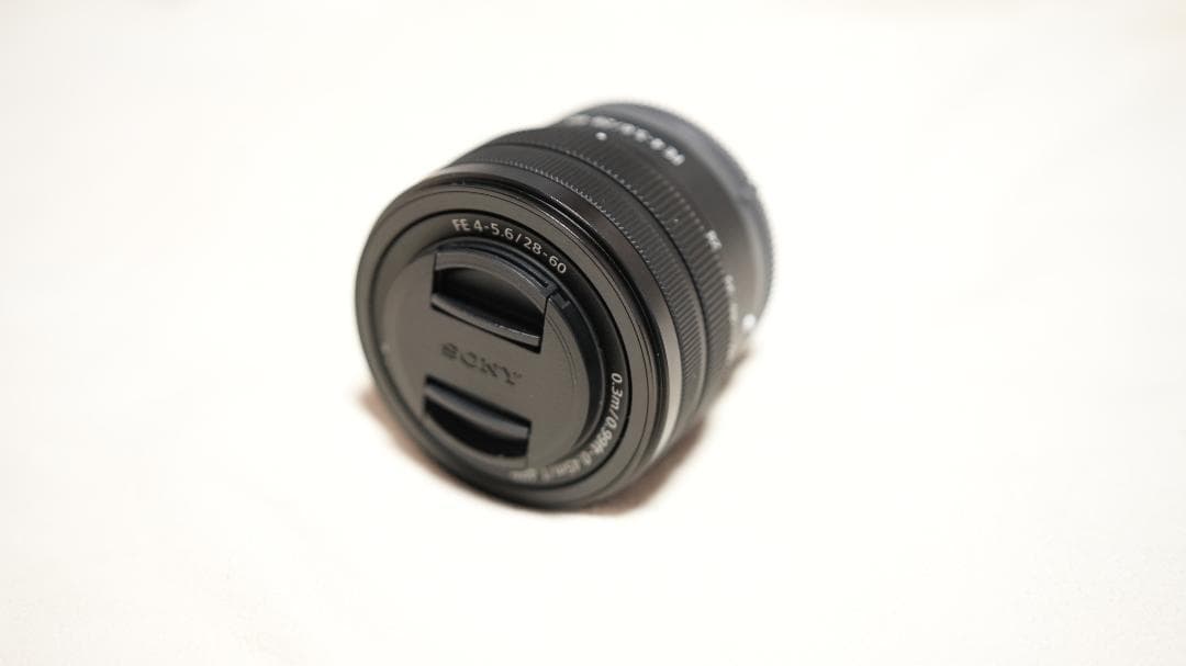 Sony FE 28-60mm FE2860（箱無し、ケース付き、キャップあり)