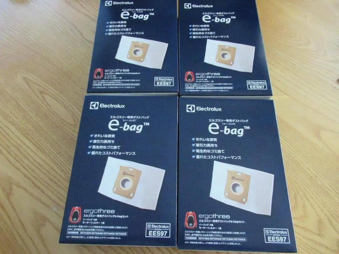 新品】Electrolux e-bag Electrolux EES97 4個