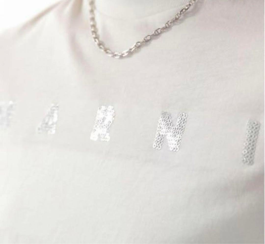 マルニ　marni   Tシャツ　14y スパンコール　白　キッズ　大人も着れる