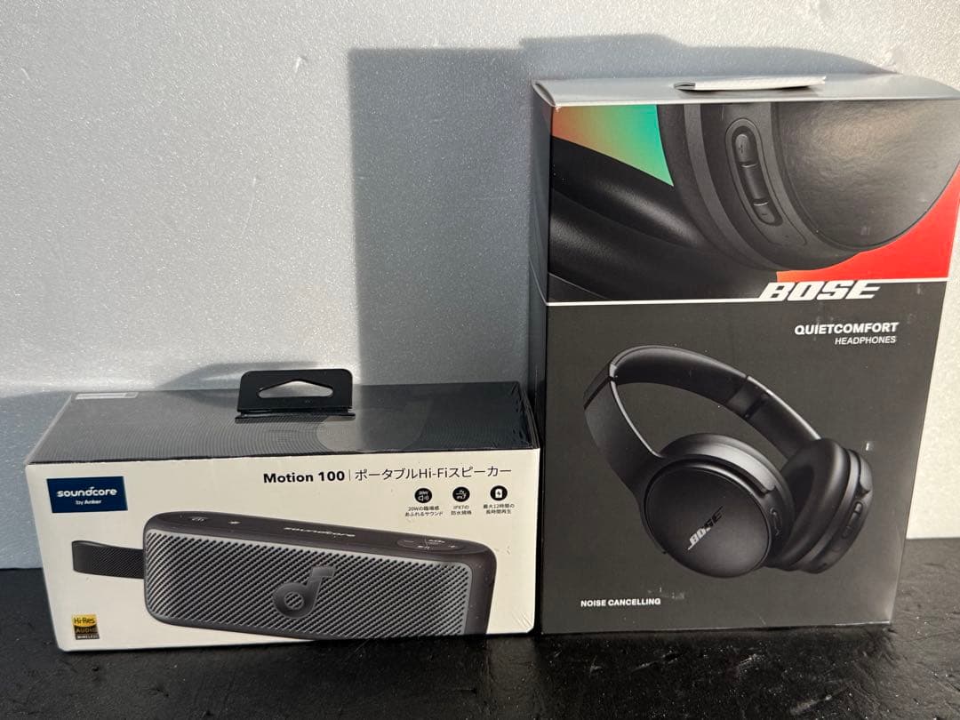 Bose QuietComfort ノイキャンヘッドホン soundcore福袋