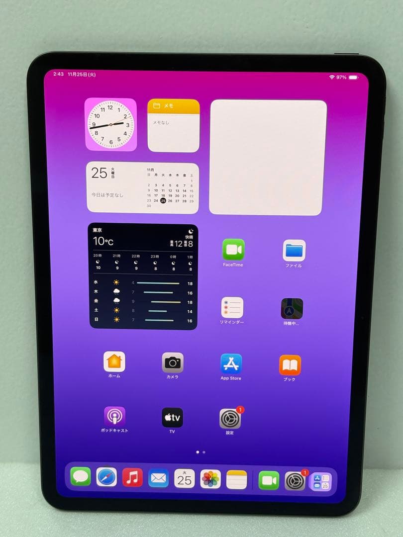 ⭐️M1119A⭐️Ipad ProA2836 11インチM4 WI-FI 2024