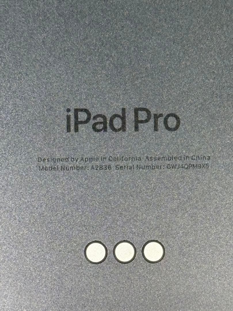 ⭐️M1119A⭐️Ipad ProA2836 11インチM4 WI-FI 2024