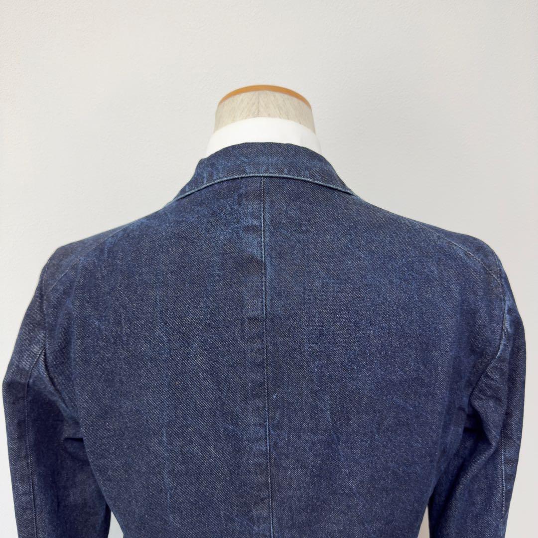 新品同様 定価17.6万 タリアトーレ リジットインディゴデニムジャケット 48