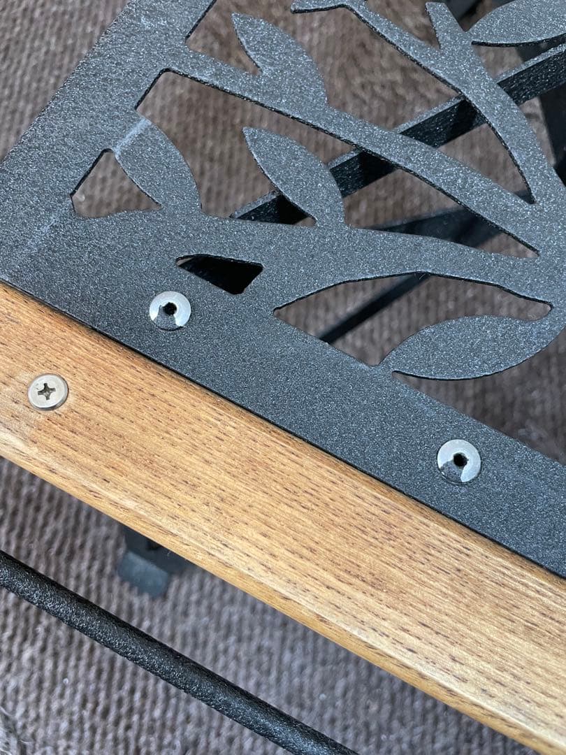 最終値下げ ワンハンドカフェテーブル（ノーマルサイズブラック）ネイチャートーンズ