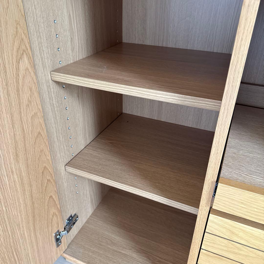 unico SOLK キッチンカウンター 食品棚 キャビネット