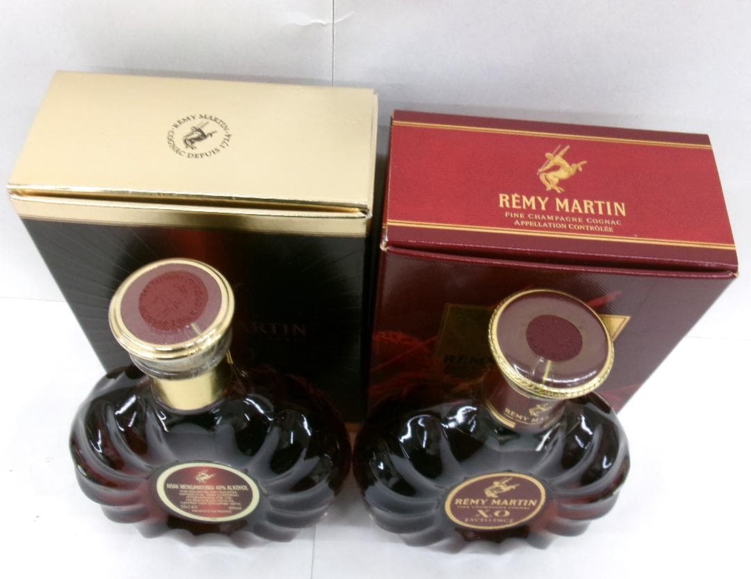 35ｃLの2本セット・レミーマルタンXOエクセレンス（REH28・29）