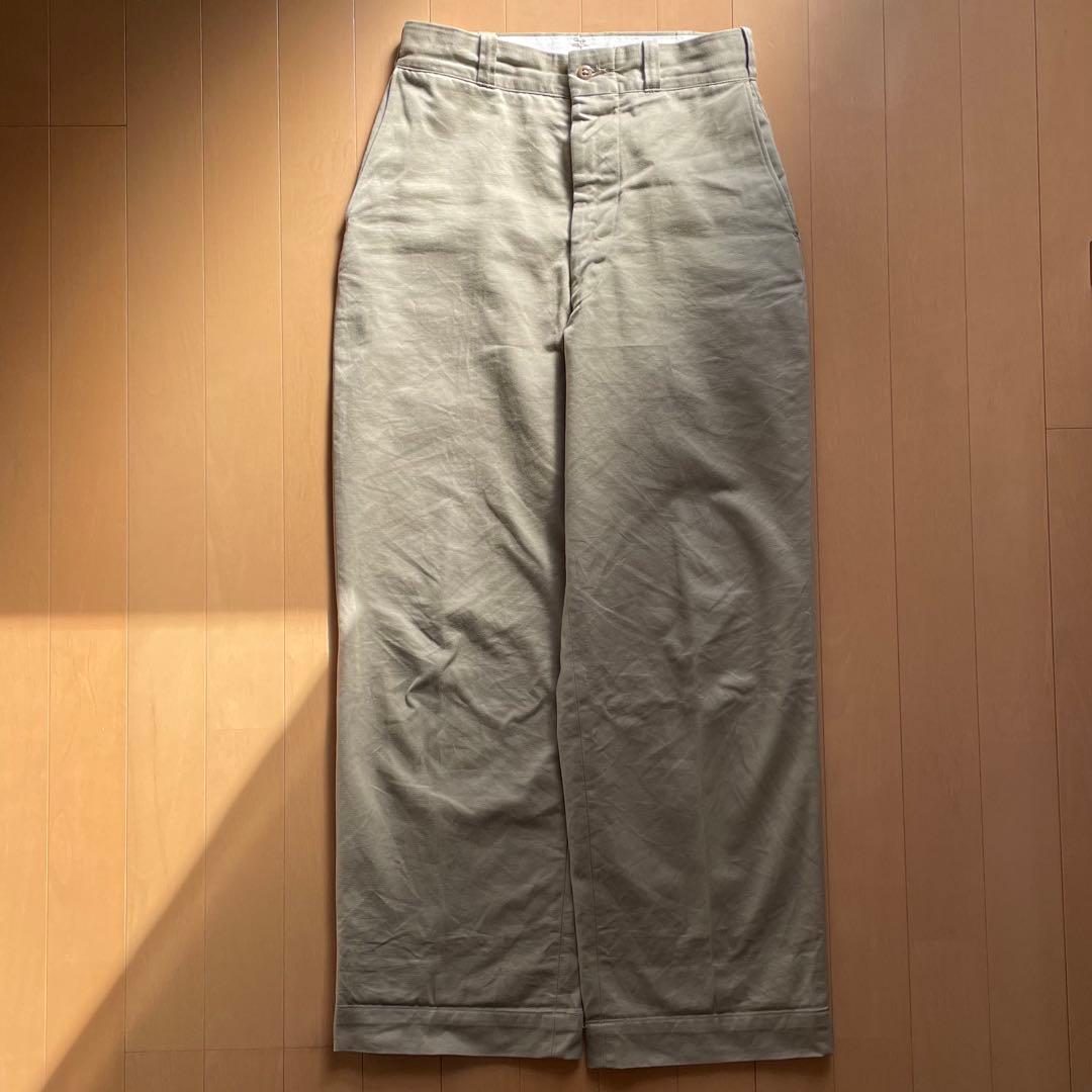 60's US ARMY Chino Trousers W28 l29 チノパン