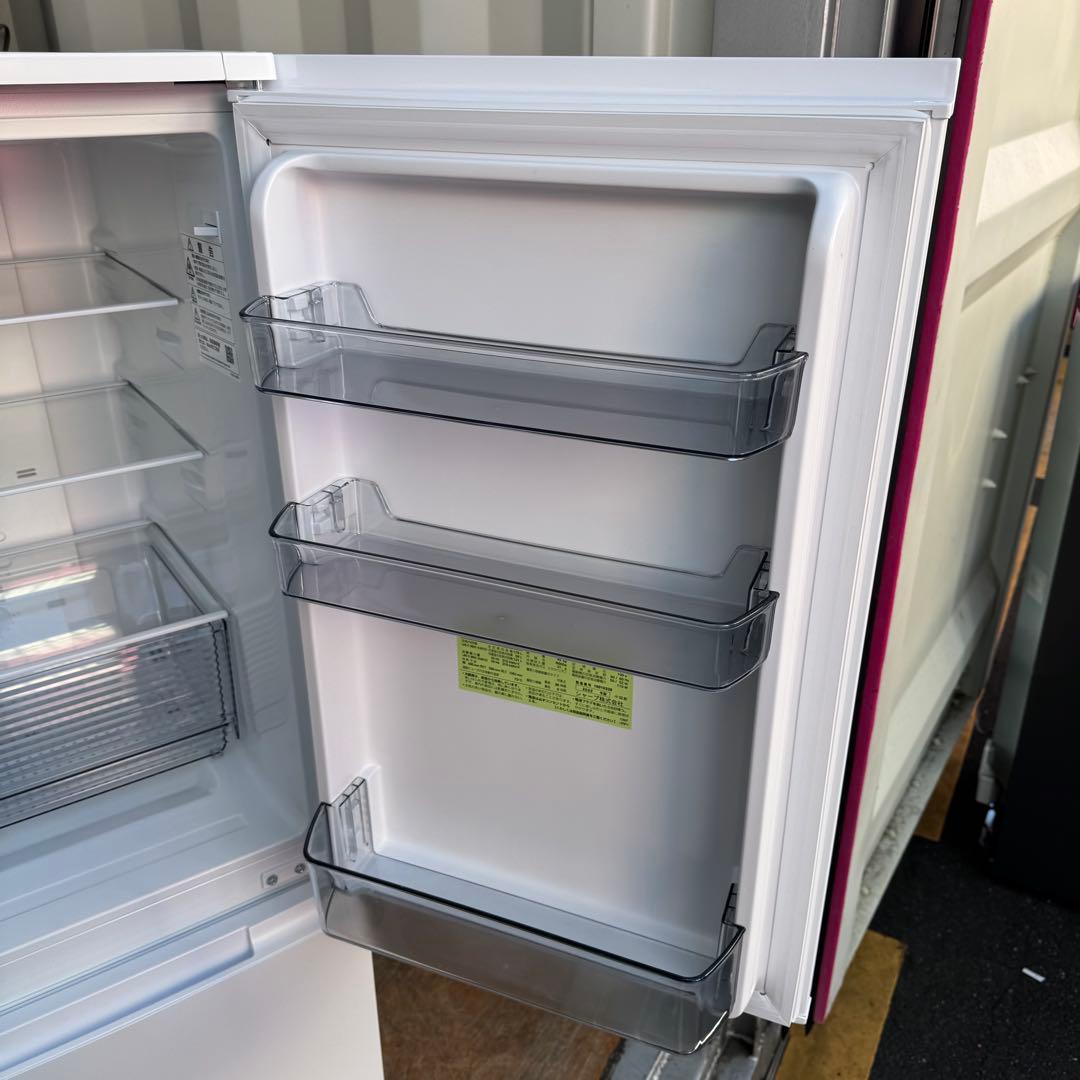 C7323★2022年製美品★シャープ　冷蔵庫　マットホワイト　右.左開き　大型