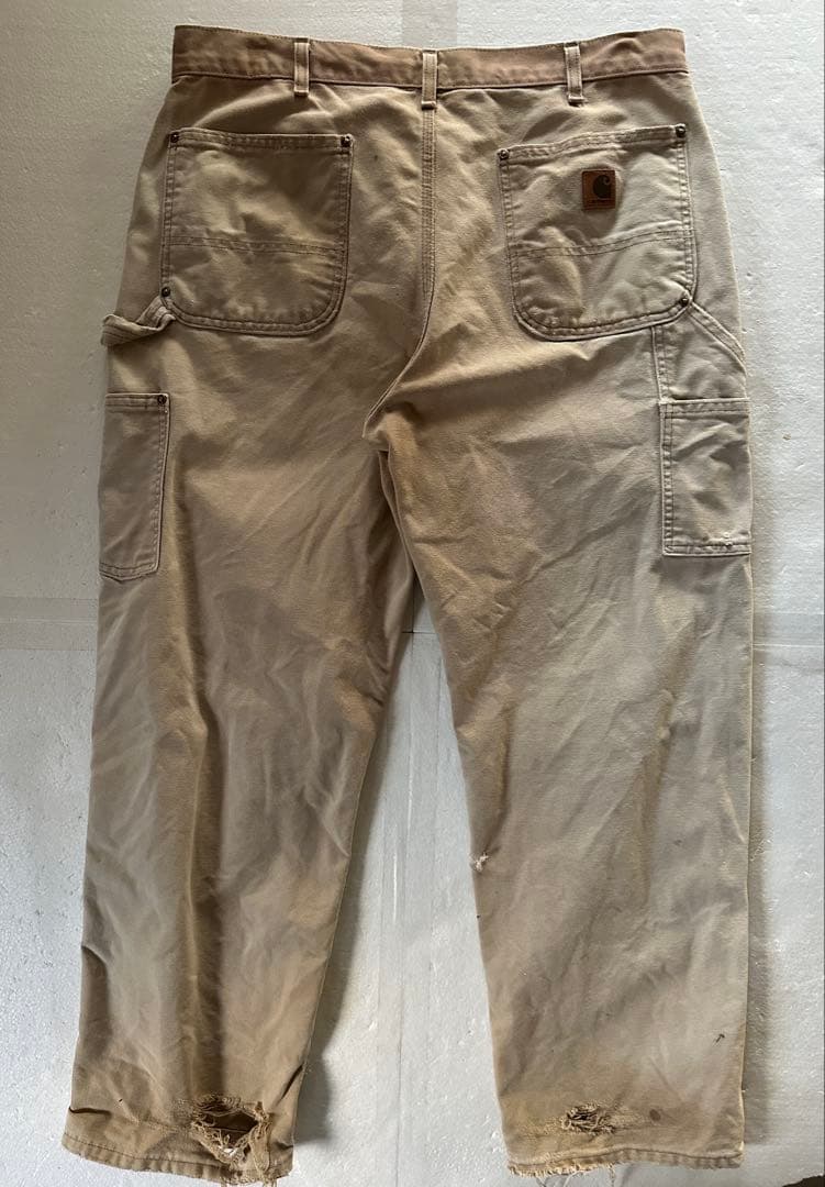 カーハート ダブルニーダックペインターパンツ フェードハミルトンブラウン W36