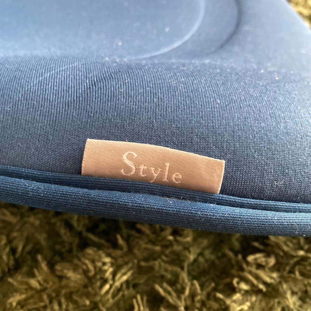 美品 MTG Style スタイル 座 椅子 ボディメイク シート スマート 青