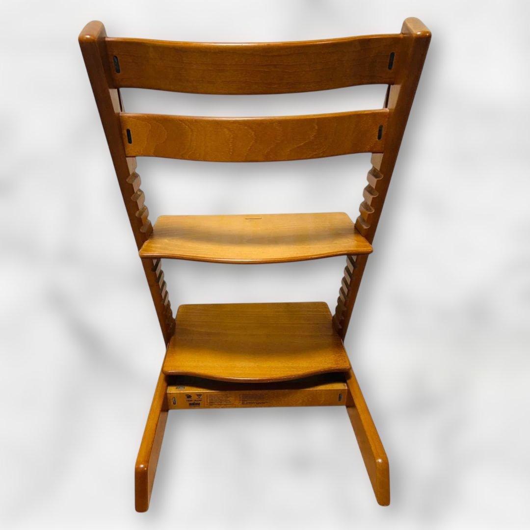 【美品】ストッケ シリアルNo3 ナチュラルハイチェア