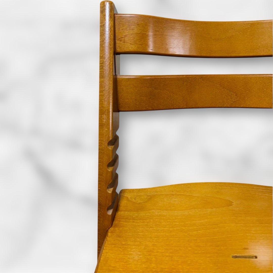 【美品】ストッケ シリアルNo3 ナチュラルハイチェア