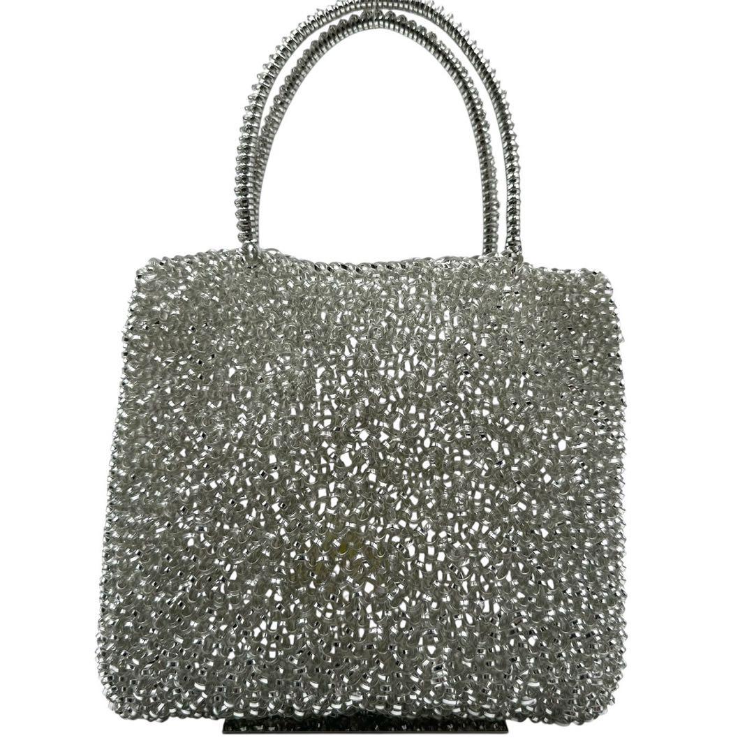 ANTEPRIMA ハンドバッグ スタンダード ミディアム ワイヤー シルバー系