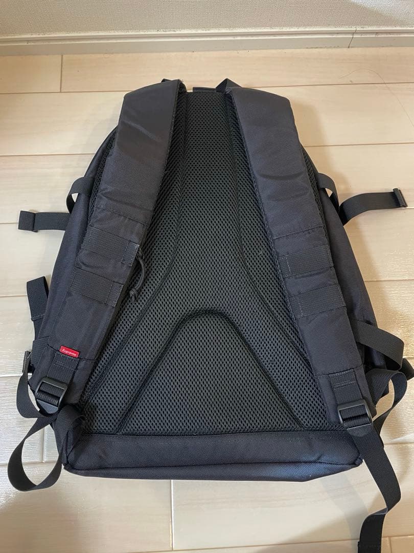 Supreme ブラック リュック　シュプリーム　バックパック