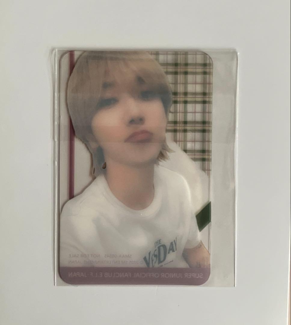 Super junior ELF JAPAN 入会特典 イェソン トレカ