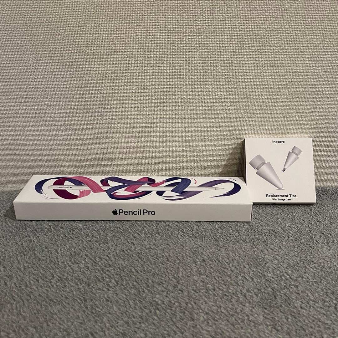 Apple Pencil Pro 交換用ペン先付き