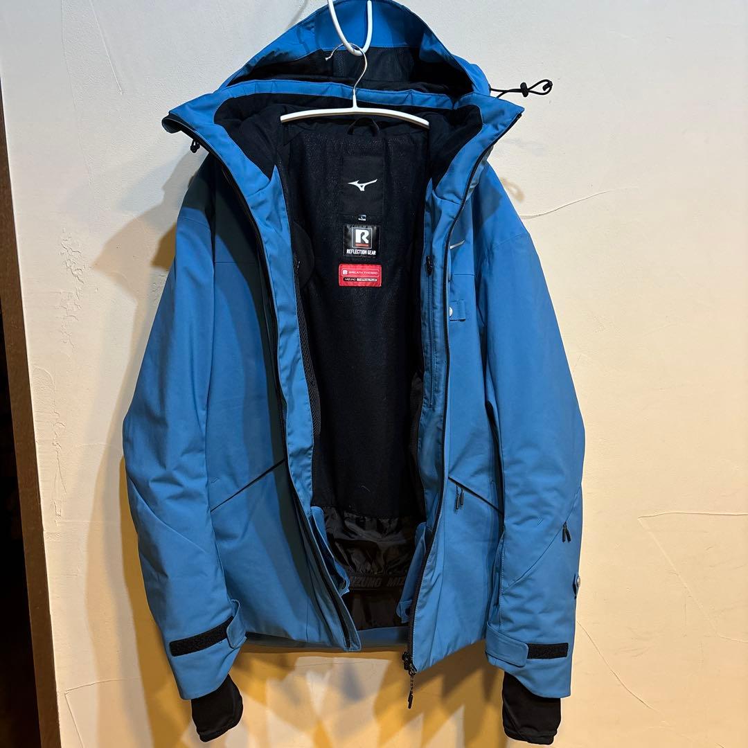 ミズノスキーウェア　DEMO SOLID SKI PARKA シーポートブルー