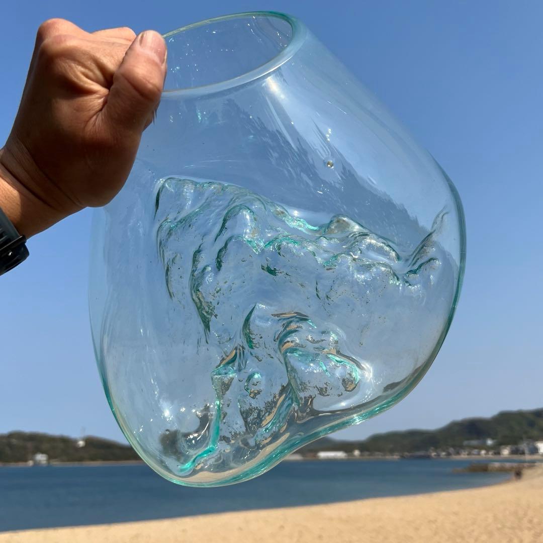 流木ガラス オブジェ超特大H 他４点セット花瓶 金魚鉢 水槽 テラリウム 観賞魚