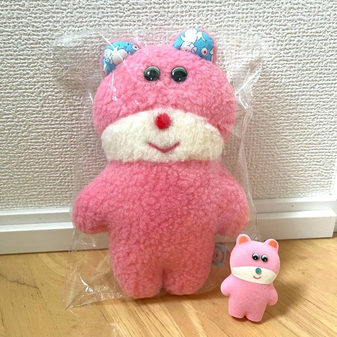 むにゅ　ぬいぐるみ　プクプク　シュピン　ピンクちゃん