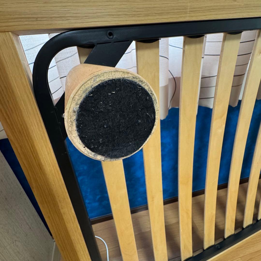 s*︎様 無印良品 ベッドフレーム・シングル・オーク材 脚のみ取り外し可能 MU